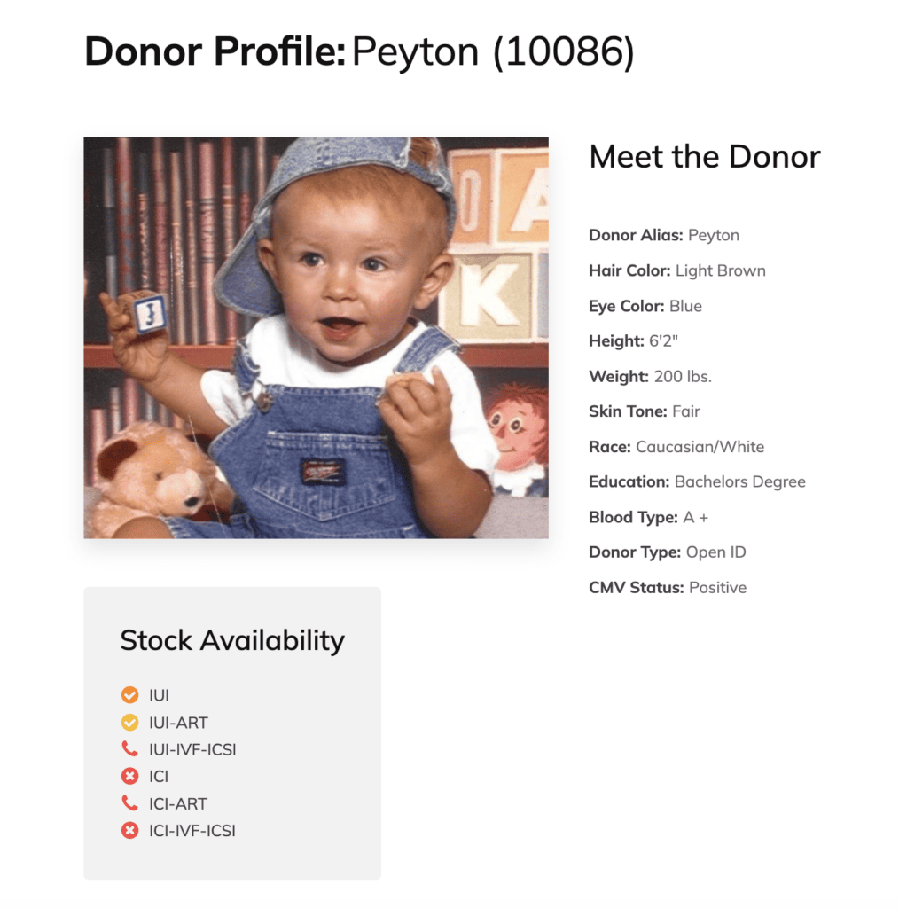 donor profiles cryobank america 2