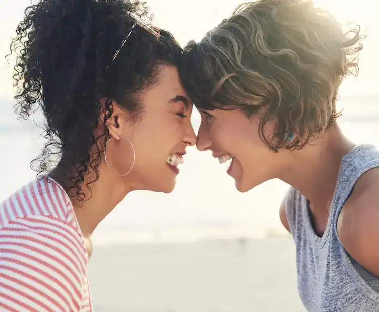 lesbian couple selecting directed donor collection services